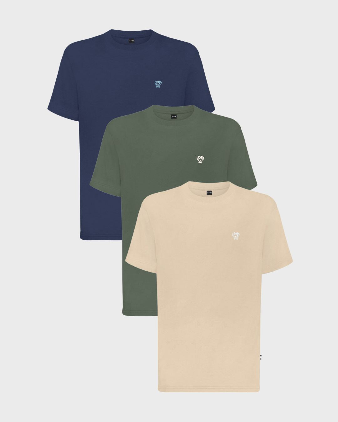 Pack 3 camisetas antimanchas