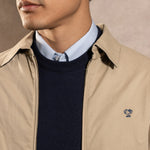 Chaqueta Antimanchas Kyoto Beige para hombre marca DANTE foto logo
