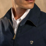 Chaqueta Antimanchas Kyoto Dark Blue para hombre marca DANTE foto
 cuello