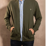Full-Zip Antimanchas Verde Militar para hombre marca DANTE foto