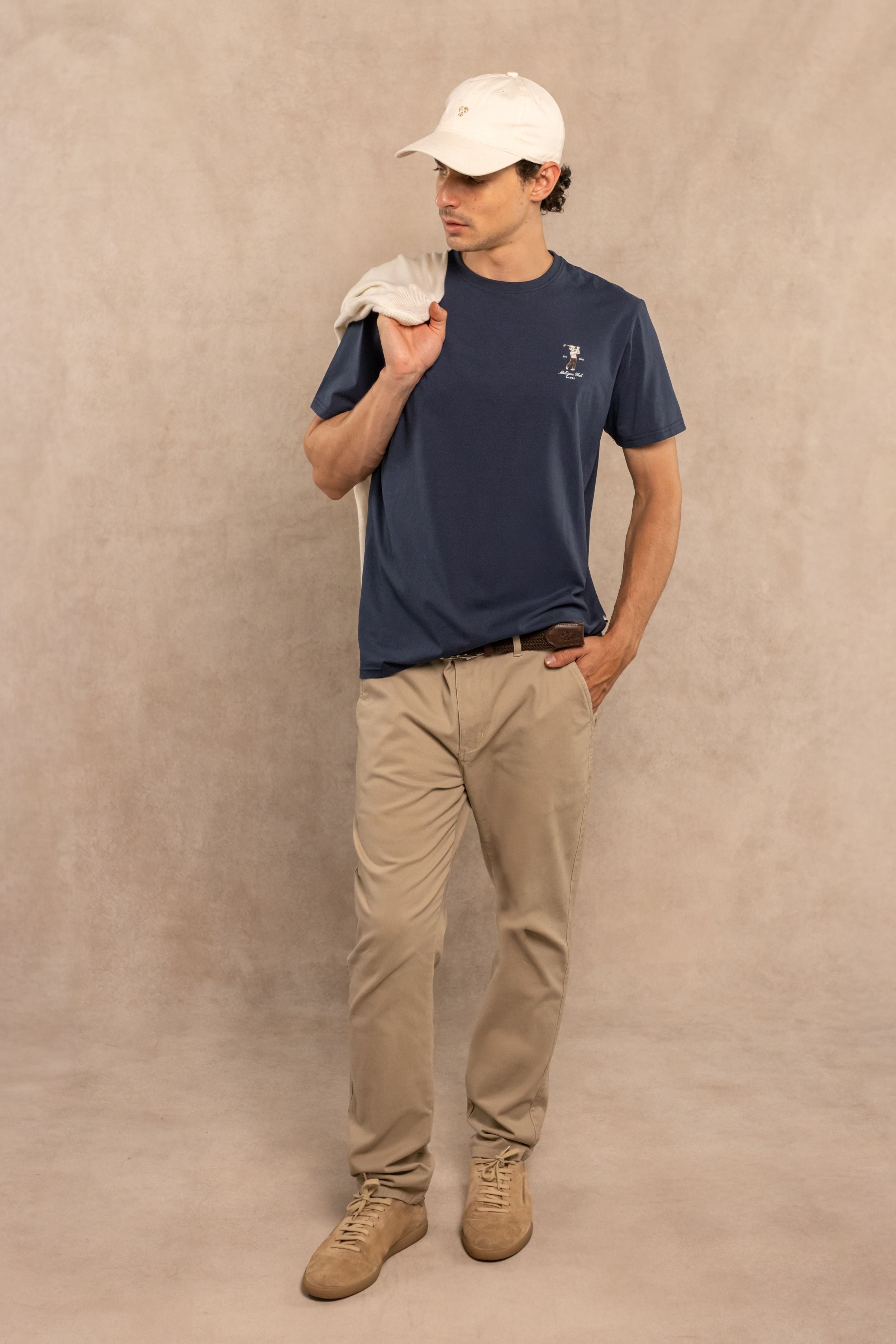 Camiseta Antimanchas Azul Golf