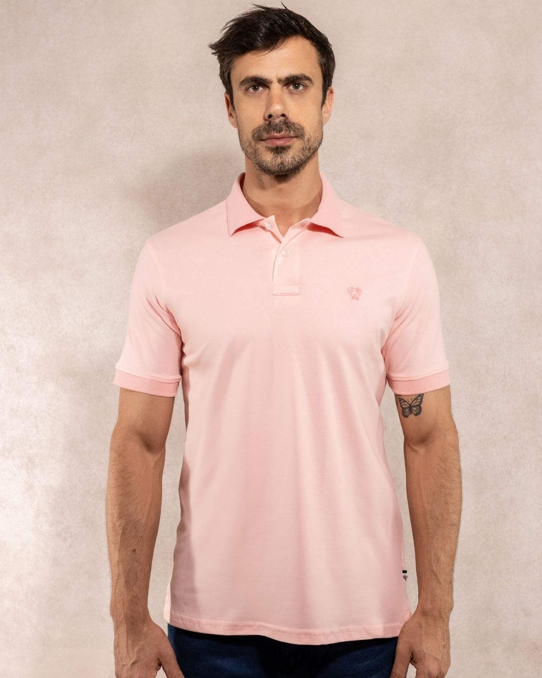 Polo Antimanchas Pink - Talla Slim