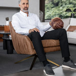 Camisa Performance blanca antiarrugas para hombre marca DANTE tallaje regular fit foto yepes ball
