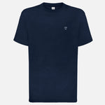 Camiseta antimanchas Dark Blue para hombre marca DANTE tallaje regular fit foto mockup