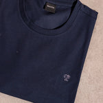 Camiseta antimanchas Dark Blue hombre marca DANTE tallaje regular fit foto producto