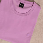 Camiseta antimanchas Lila para hombre marca DANTE tallaje regular fit foto producto