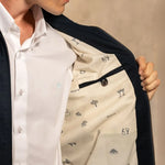 Chaqueta Antimanchas Kyoto Dark Blue para hombre marca DANTE foto estampado 