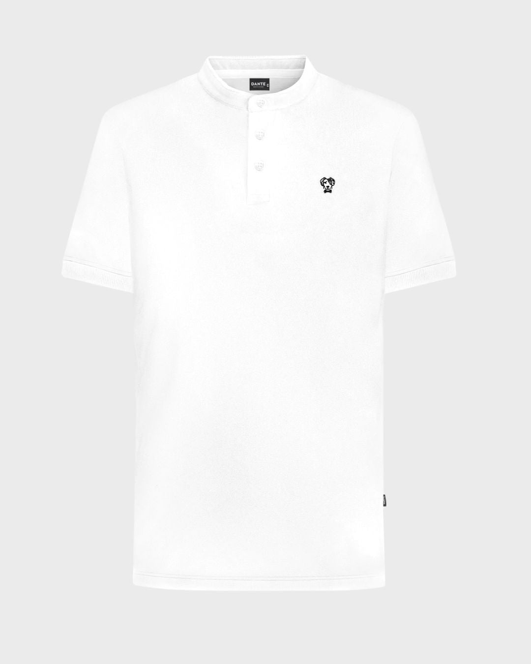 Polo Antimanchas Blanca Logo Clásico Nerú - Talla Slim